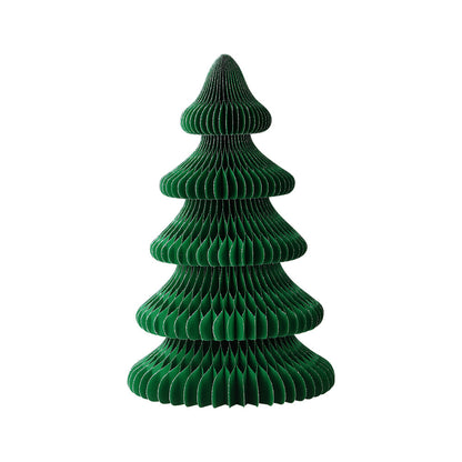 Honeycomb - shaped Paper Christmas Artificial Tree: A home - used Christmas decoration