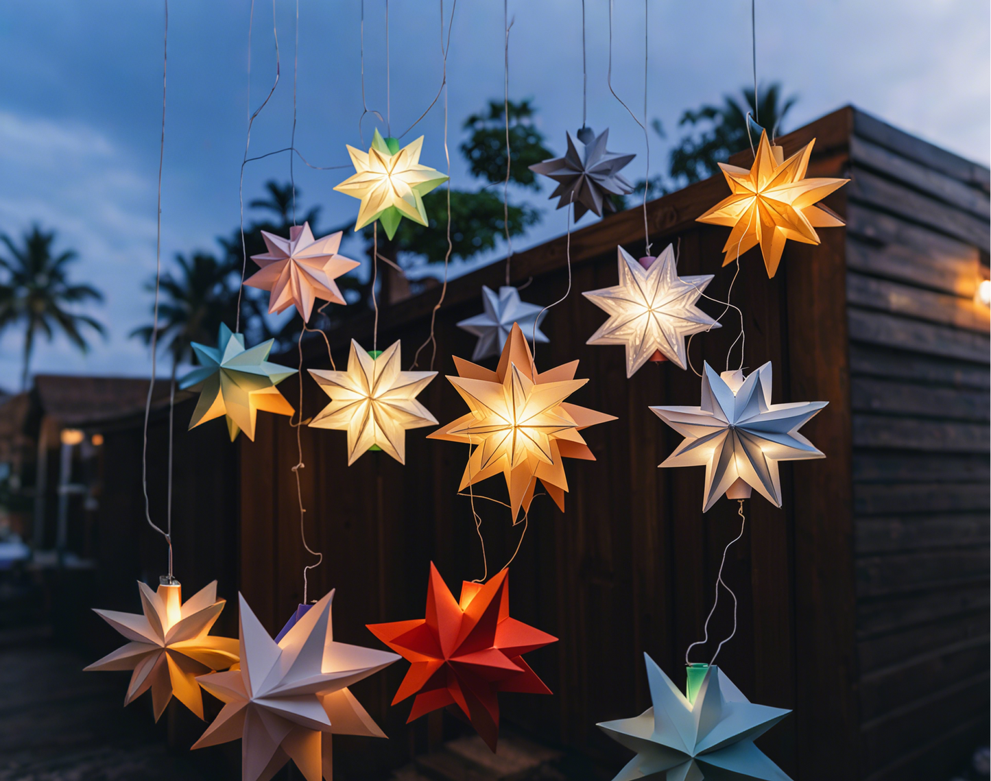 Fantawild solid color star lamp star lamp