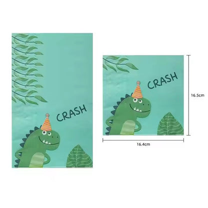 “Green Dinosaur Delight: Kids' Room Decor Set”（绿色恐龙欢乐之选：儿童房装饰套装）