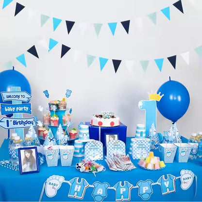 Sunshine Party Blue - 30 Pieces of Stunning Table Decoration