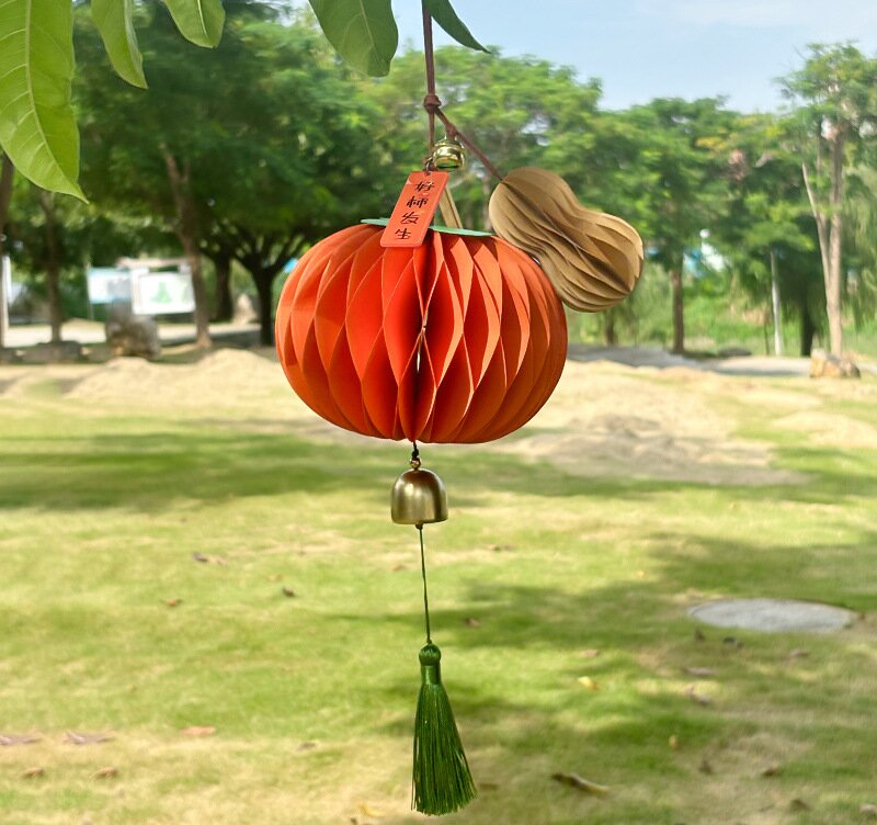 New "Good Things with Peanuts" Paper Crafts Pendant: An Ambiance - enhancing Decorative Prop for Festival Decorations and Handmade Mini - hanging Ornaments