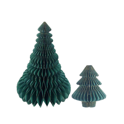 Honeycomb - shaped Paper Christmas Artificial Tree: A home - used Christmas decoration