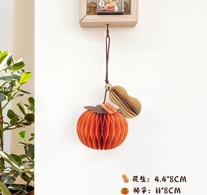 New "Good Things with Peanuts" Paper Crafts Pendant: An Ambiance - enhancing Decorative Prop for Festival Decorations and Handmade Mini - hanging Ornaments